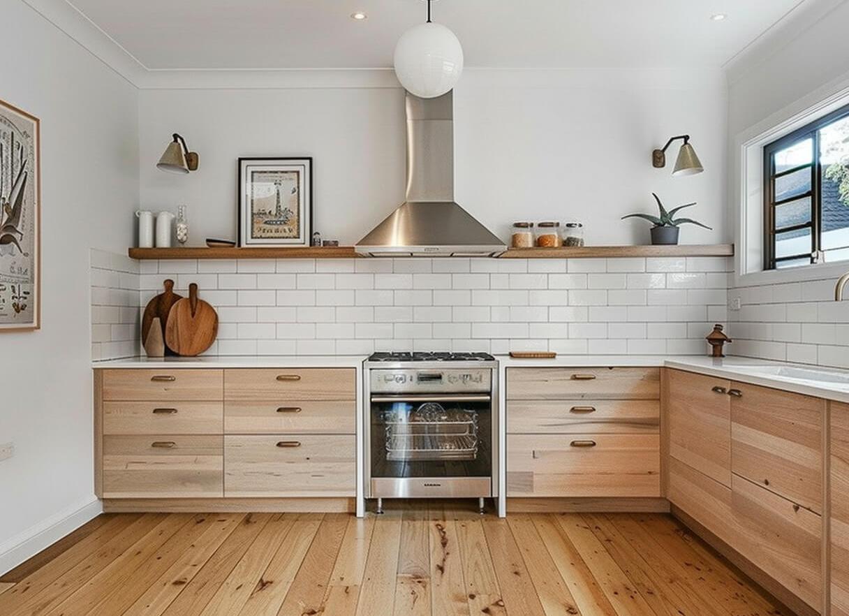 Кухня без верхних шкафов. Ключевые преимущества и недостатки (+эл. книга)