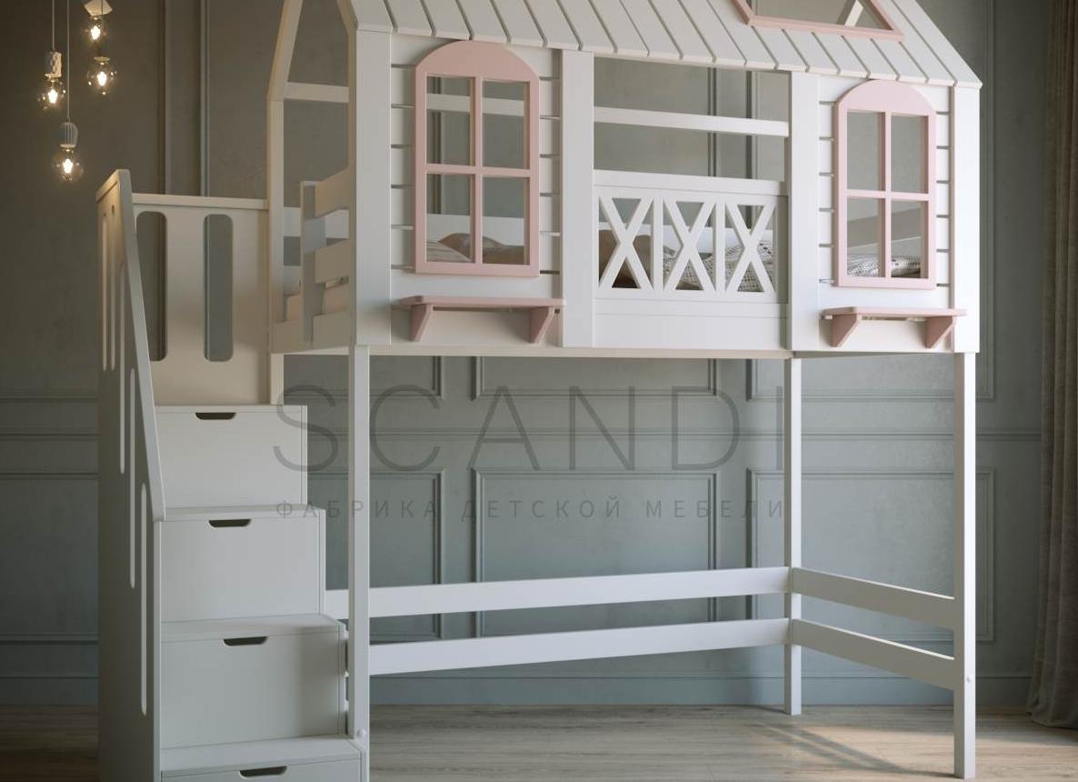 Кровать-чердак для детской комнаты